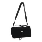 Pre-owned Nylon shoulder-bags Prada Vintage , Black , Dames