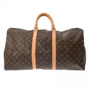 Pre-owned Canvas handbags Louis Vuitton Vintage , Brown , Dames