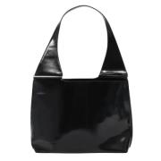 Pre-owned Leather shoulder-bags Prada Vintage , Black , Dames