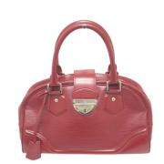 Pre-owned Leather louis-vuitton-bags Louis Vuitton Vintage , Red , Dam...