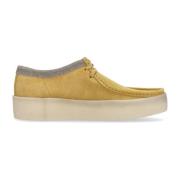 Amber Gold Lifestyle Schoen met Veters Clarks , Yellow , Heren