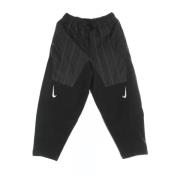 Fleece Trainingsbroek met Swoosh Nike , Black , Dames