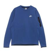 Tech Fleece Crewneck Sweatshirt Nike , Blue , Heren