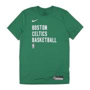 Boston Celtics Tee Essential Crew Neck Nike , Green , Heren