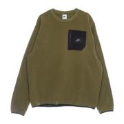 Polar Fleece Crew Sweatshirt Nike , Green , Heren