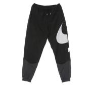 Geweven gevoerde broek Zwart/Wit Nike , Black , Heren