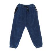 Fluwelen Joggerbroek met Elastische Tailleband Mauna Kea , Blue , Here...