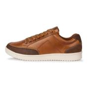 Suède Leren Lage Sneakers Boggi Milano , Brown , Heren