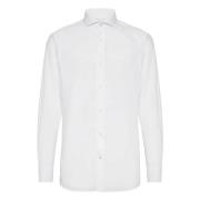 Popeline Napoli Kraag Overhemd Regular Fit Boggi Milano , White , Here...