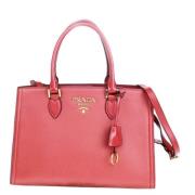 Pre-owned Leather prada-bags Prada Vintage , Red , Dames