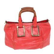 Pre-owned Leather handbags Chloé Pre-owned , Pink , Dames