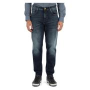 Relaxed Tapered Fit Jeans met Vijf Zakken Replay , Blue , Heren