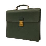 Pre-owned Fabric louis-vuitton-bags Louis Vuitton Vintage , Green , He...