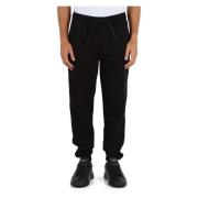 Sportieve katoenen sweatpants met elastische taille Richmond , Black ,...