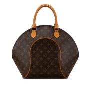 Pre-owned Canvas handbags Louis Vuitton Vintage , Brown , Dames