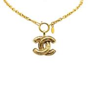 Pre-owned Metal chanel-jewelry Chanel Vintage , Yellow , Dames