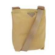 Pre-owned Nylon prada-bags Prada Vintage , Beige , Dames