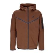 Tech Fleece Hoodie Lichtgewicht Zip Sweater Nike , Brown , Heren