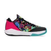 Jet Mid Basketbalschoen Roze/Zwart/Wit Converse , Multicolor , Heren