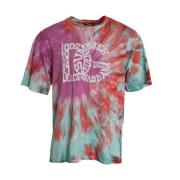 Multicolor Tie Dye Katoenen T-shirt Dolce & Gabbana , Multicolor , Her...