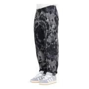 Tie-Dye Zwarte Sportieve Broek Adidas Originals , Black , Heren