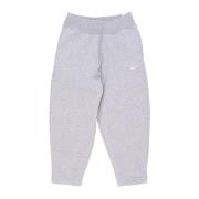 Dames Fleece Trainingspak Broek Gebogen Nike , Gray , Dames