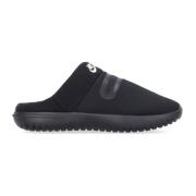 Zwarte Burrow Slippers met Front Zip Nike , Black , Heren