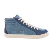 Blauwe Skatelaarzen met Zijrits P448 , Blue , Heren