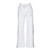 Witte Lichtgewicht Trainingspak Straight Broek Puma , White , Dames