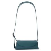 Leather shoulder-bags Jil Sander , Blue , Dames