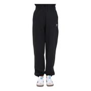 Zwarte Fleece Loose Sweatpants Essentials Adidas Originals , Black , D...