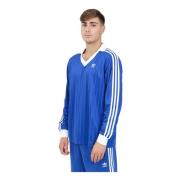 Sportief Longsleeve T-Shirt Adidas Originals , Blue , Heren