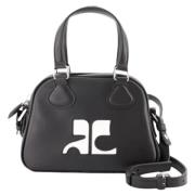 Leather handbags Courrèges , Black , Dames