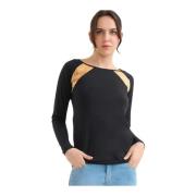 Geo Classic Longsleeve Zwart Alviero Martini 1a Classe , Black , Dames