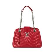 Pre-owned Leather louis-vuitton-bags Louis Vuitton Vintage , Red , Dam...