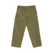 Khaki Heren Lange Broek Amish , Green , Heren