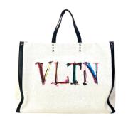 Pre-owned Fabric totes Valentino Vintage , Beige , Dames