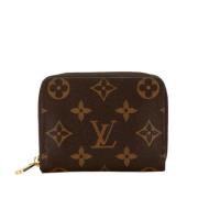 Pre-owned Leather wallets Louis Vuitton Vintage , Brown , Dames