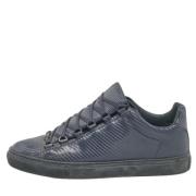 Pre-owned Leather sneakers Balenciaga Vintage , Blue , Heren