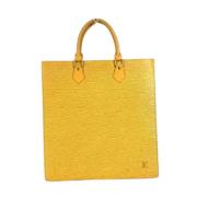 Pre-owned Leather louis-vuitton-bags Louis Vuitton Vintage , Yellow , ...