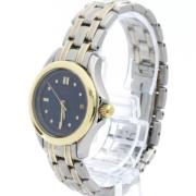 Pre-owned Yellow Gold watches Omega Vintage , Blue , Dames