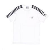 Witte Tech Tee Korte Mouw Shirt Adidas , White , Heren