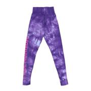 Paarse Tie-Dye Leggings Vrouwen Comfortabel Propaganda , Purple , Dame...