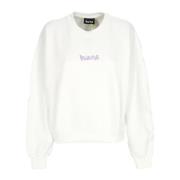 Wit Lila Crewneck Lichtgewicht Sweatshirt Disclaimer , White , Dames