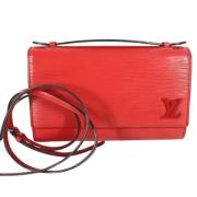 Pre-owned Leather louis-vuitton-bags Louis Vuitton Vintage , Red , Dam...