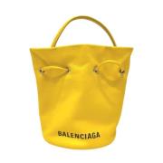 Pre-owned Leather balenciaga-bags Balenciaga Vintage , Yellow , Dames