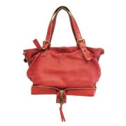 Pre-owned Leather handbags Chloé Pre-owned , Red , Dames