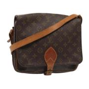 Pre-owned Canvas shoulder-bags Louis Vuitton Vintage , Brown , Dames