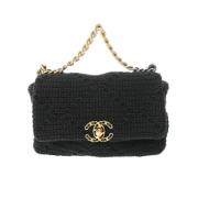 Pre-owned Cotton chanel-bags Chanel Vintage , Black , Dames