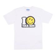 Smiley T-shirt voor casual stijl Market , White , Heren